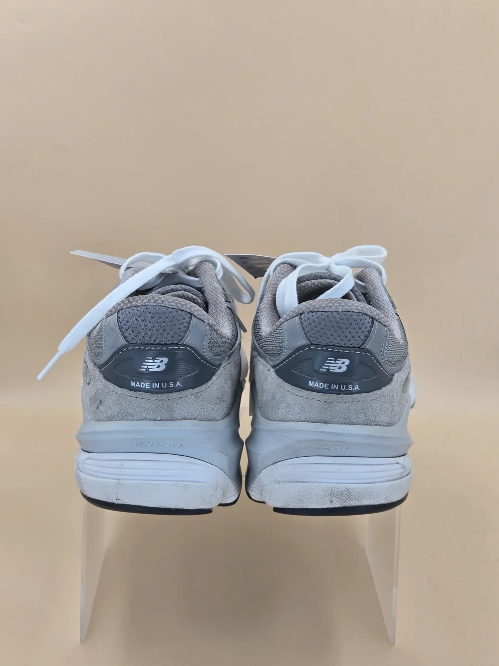 New Balance 990v6 Men's Grey Suede Running Sneakers Size 10
